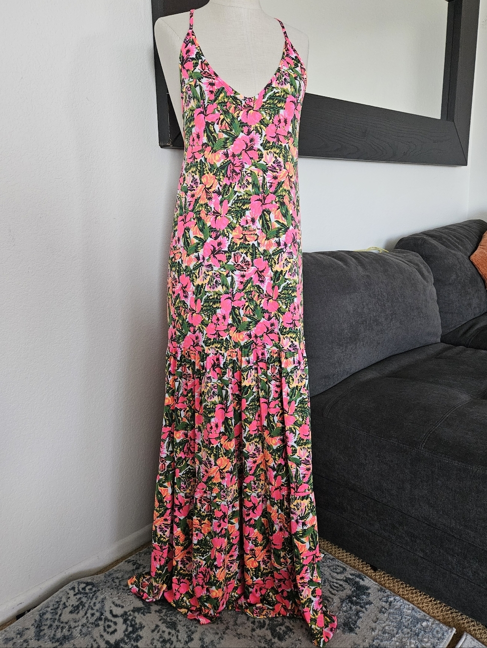 Maaji Hula Maxi Dress in tropical floral print - Picture 10 of 11